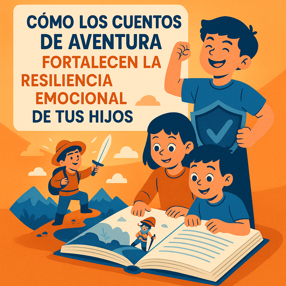 Cómo los cuentos de aventura fortalecen la resiliencia emocional de tus hijos