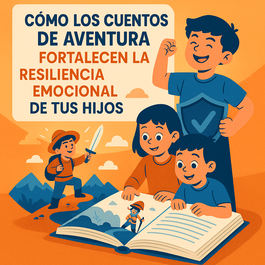 Cómo los cuentos de aventura fortalecen la resiliencia emocional de tus hijos