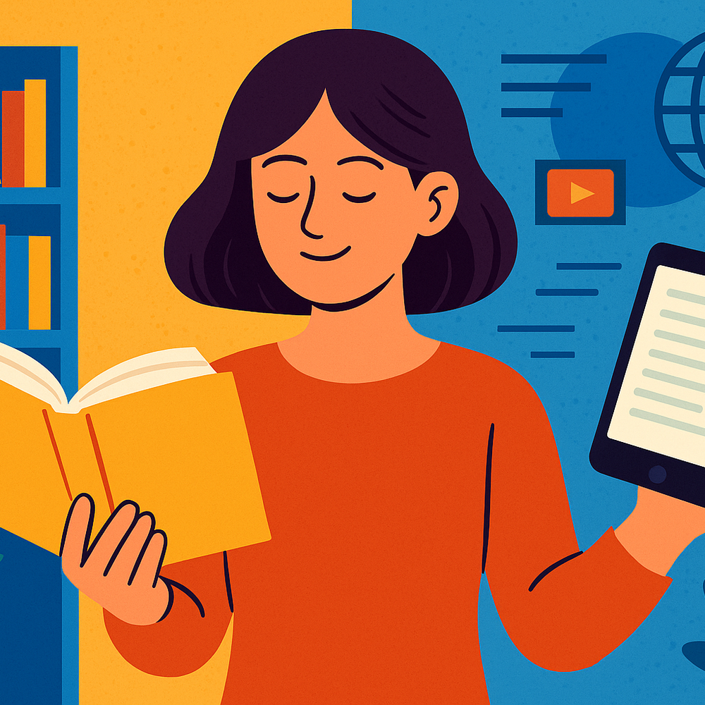 Lectura profunda vs lectura rápida: el rol del papel y la pantalla