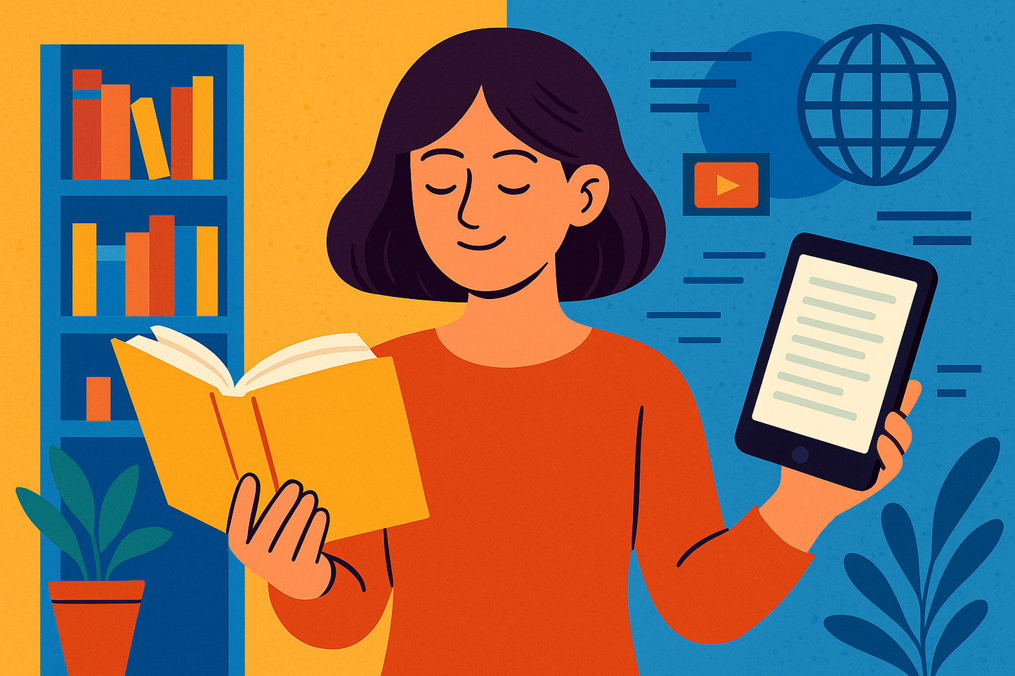 Lectura profunda vs lectura rápida: el rol del papel y la pantalla